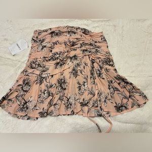 Floral mini skirt